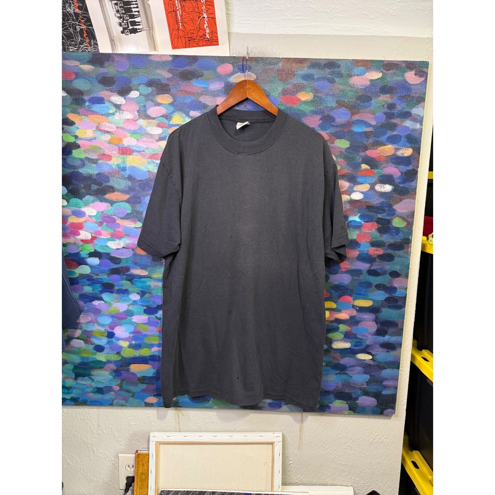 Vintage Fashion Gear SWAT Graphic T-Shirt Mens XL Faded Black Distressed Tee